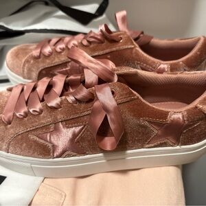Pink Velvet Women's Sneakers